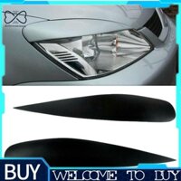 Dành Cho Mitsubishi Lancer Ralliart 2004-2006 Bóng Đen Xe Hơi Miếng Dán Đèn Pha Phía Trước Lông Mày Mí Mắt Viền Bao