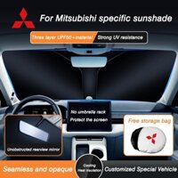 Dành cho MITSUBISHI TRITON XPander Outlander...Cửa sổ ô tô SunShade Bảo vệ tia cực tím Kính chắn gió phía trước Tấm che nắng có thể gập lại Chống nắng