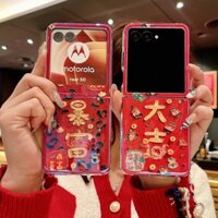 Dành cho Motorola Razr 50 Ultra 50 Razr + 2024 Ốp điện thoại năm mới 2025 FA Cai