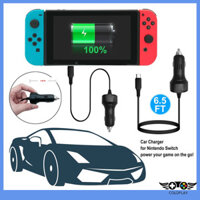 Dành Cho Nintendo Switch Sạc Xe Hơi 2M Cáp Type-C Đế Sạc Nhanh Trạm Adapter Cho NS Switch Phụ Kiện
