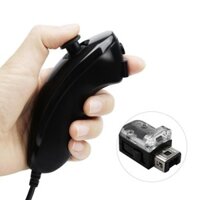 Dành Cho Nintendo Wii Bộ Điều Khiển Trò Chơi 5 Màu Nunchuck Tay Cong Tay Cầm Trò Chơi Điều Khiển Nunchuk Cho Wii Gamepad Phụ Kiện
