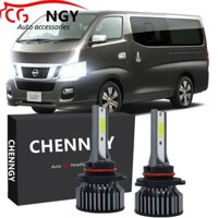 Dành CHO Nissan Urvan NV350 2014-2017 (Đèn pha) - Bộ đèn pha bóng đèn LED trắng 2 đèn pha màu trắng CHENNGY 6000K