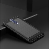 Dành Cho Nokia 8 Ốp Lưng Mềm Chống Va Đập Cho nokia8 Vỏ Sợi Carbon Chống Sốc