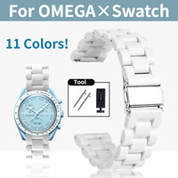 Dành Cho Omega Cho Swatch Dây Đeo Đồng Hồ 20 Mm 22 Mm Nhựa Phát Hành Nhanh Dây Đeo Đồng Hồ Gốm Vòng Tay Nam Nữ Kích Thước Đồng Hồ Đa Năng Thay Thế Thể Thao Thường Ngày Trong Suốt