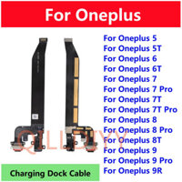 Dành Cho Oneplus 5 A5000 5T A5010 6 6T 7 7T 8 8T 9 Pro 9R Cổng Sạc USB Ban Đầu Nối Cáp Mềm Phần Thay Thế Sửa Chữa