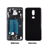 Dành Cho OnePlus 6 / A6000 / A6003 Khung Giữa Mặt Sau Pin Nắp Cửa Vỏ