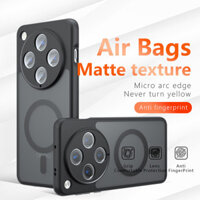 Dành cho Ốp lưng OPPO Find X8 Pro PC mờ từ tính chống sốc + TPU Vỏ trong suốt chống vân tay cho Find X 8