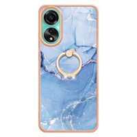 Dành Cho OPPO A78 A98 360 Vòng Xoay Giá Đỡ Đá Cẩm Thạch Mạ Dành Cho OPPO A94 A95 A15 A55 A53 A54 A16 A74 A93 A54 A17 A57 Reno10Pro Đứng