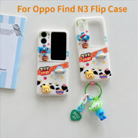 Dành Cho Oppo Find N3 Flip Case 3D TOY Cooks Có Vòng Tay Hoạt Hình Dễ Thương Chống Rơi Vỏ Chống Sốc