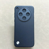 Dành Cho OPPO Find X8 X5 Pro X7 Ultra Cao Cấp Thời Trang Đơn Giản Kinh Doanh Sợi Carbon Sọc Da Cảm Giác Cổ Điển Da Thuần Chay Vỏ Điện Thoại Chống Sốc Reno 12 11 10 Pro +