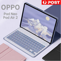 Dành Cho OPPO Pad Neo 2024 11.4 inch OPD2302 OPD2303 OPPO Pad Air 2 Có Chuột Wilress Bàn Phím Bluetooth + Bao Da Máy Tính Bảng Trẻ Em Bao Da