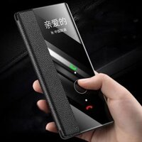 Dành Cho Oppo Realme GT Neo5 SE View Windows Flip Leather Phone Case Cho Realme GT Neo 5 3 3T 2T GT2 Pro Bảo Vệ Toàn Diện Trong Suốt