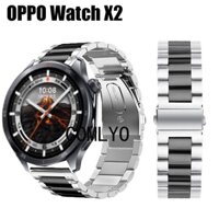 Dành Cho OPPO Watch X2 / Onplus Watch 3 Dây Đeo Đồng Hồ Thông Minh Dây Thép Không Gỉ Kim Loại Nam Vòng Tay Dây