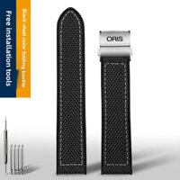 Dành Cho Oris Aquis Diver Văn Hóa Đồng Hồ Dây 20mm 22mm Phát Hành Nhanh Cao Su Mềm Nylon Vải Lai Dây Đeo Thay Thế Chống Thấm Nước Bền Vòng Tay Cho Nam Nữ