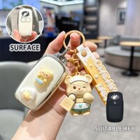 Dành Cho Perodua Axia Ativa Alza Myvi BARU 2022 2023 Đá Cẩm Thạch TPU Chìa Khóa Sarung Kunci Vỏ Từ Xa Vỏ Bodykit Phụ Kiện Xe Hơi