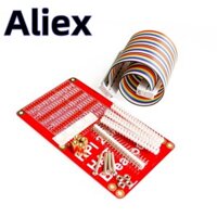 Dành Cho Raspberry Pi 3 & Cho Raspberry Pi 2 Model B HAT GPIO Ban Mở Rộng + Bộ Cáp 40P - Đỏ