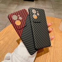 Dành Cho Realme GT 7 6 6T NEO 6 SE 5 Pro Ốp Lưng Sợi Carbon Sọc Họa Tiết Họa Tiết Mờ Cứng Cho Realme GT7 Pro