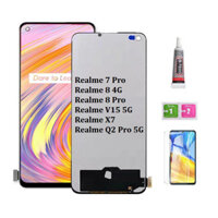 Dành Cho Realme V15 Q2 Pro 5G Realme 7 8 Pro X7 Màn Hình LCD Có Khung Màn Hình Cảm Ứng Kính Bảng Điều Khiển Hội