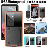 Dành cho Redmi Note13 13C 13R Pro Plus Ốp lưng chống nước IP68 phổ thông 360° Full Cover 9 9C 9A 12 11 10 A1 A2 A3 A1 + A2 + Prime 4G 5G