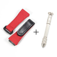 Dành Cho Richard Mille Nylon Vải Dây Đeo Đồng Hồ 25 Mm Với 4 Sao Tua Vít Chống Dị Ứng Dây Đeo Đồng Hồ RM50 53 Series Vòng Tay Đồng Hồ Thay Thế