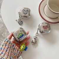 Dành Cho Samsuang Galaxy Buds Live / Buds FE Phim Hoạt Hình Dễ Thương Phi Hành Gia Dành Cho Samsung Buds 2 Mạ Bảo Vệ Cho Samsung Buds Pro Có Mặt Dây Chuyền Cho Buds2 Pro