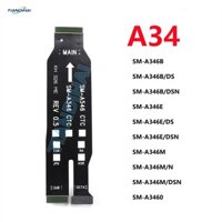 Dành Cho Samsung Galaxy A34 5G A346B A346E A346M A346 Chính SUB Cáp Sạc Ban Kết Nối USB Bo Mạch Chủ Cáp Mềm FPC