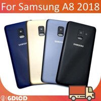 Dành Cho Samsung Galaxy A8 2018 A530 A8 + A8 plus A730 Vỏ Pin Cửa Sau Mặt Sau Kính Vỏ