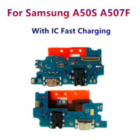 Dành Cho Samsung Galaxy Galaxy A50S SM-A507F Đế Sạc USB Cổng Ban Cổng Kết Nối Sạc Micro Mic Cáp Mềm Có IC Sạc Nhanh