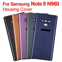 Dành Cho Samsung Galaxy NOTE 9 N960 N960F SM-N960FD Pin Mặt Sau Cửa Nhà Ở + Camera Kính Khung Ống Kính Thay Thế Các Bộ Phận Sửa Chữa