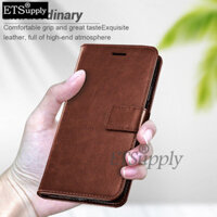 Dành Cho Samsung Galaxy S24 FE Ốp Lưng Flip Cover Da Cổ Điển Da Bò Dành Cho Samsung S24 FE Fan Edition Ví Giá Đỡ Vỏ