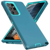 Dành Cho Samsung Galaxy S24 S23 S22 S21 Ultra S20 Plus Note 20 Ultra 10 Plus S10E Ốp Lưng Bảo Vệ Chống Sốc 3 Lớp Hạng Nặng Tough Hybrid Ốp Lưng Cao Su Chắc Chắn Bảo Vệ Vỏ Điện Thoại