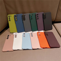 Dành Cho Samsung Galaxy S24 S23 S22 Plus Ultra Full Cover Bền Chống Vân Tay Vỏ PC Cứng Có Phim Ống Kính Chống Rơi Bảo Vệ Mặt Sau