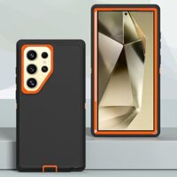 Dành Cho Samsung Galaxy S25 S24 S23 S22 S21 Ultra S20 Plus Note 20 Ultra Ốp Lưng Bảo Vệ Chống Sốc 3 Lớp Hạng Nặng Cứng Lai Ốp Lưng Cao Su Chắc Chắn Bảo Vệ Vỏ Điện Thoại