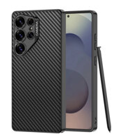 Dành Cho Samsung Galaxy S25 S24 S23 Ultra Ốp Lưng GKK Da Trơn Sang Trọng + Sơn Kim Loại Ốp Lưng Slim Bảo Vệ Camera