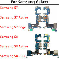 Dành Cho Samsung Galaxy S7 S8 Active Edge Plus G930 G891 G935 G950 Ban Đầu Cổng Sạc Module Dự Phòng