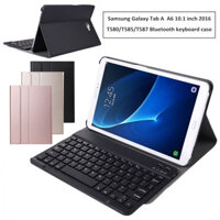 Dành Cho Samsung Galaxy Tab A A6 10.1 '' 2016 SM-T580 T585 T587 T580N Bàn Phím + Vỏ Chất Lượng Cao Có Chân Đế Bao Da Lật