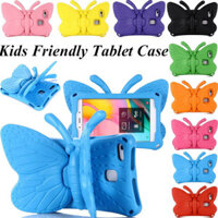 Dành Cho Samsung Galaxy Tab A 8.0 2019 / 2017 SM-T290 T295 T380 T385 Đứng EVA Ốp Lưng Trẻ Em Bướm An Toàn Chống Sốc