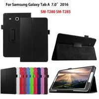 Dành Cho Samsung Galaxy Tab A A6 7.0 2016 Ốp Lưng T280 T285 SM-T280 SM-T285 Vỏ Thông Minh Máy Tính Bảng Lật Đứng Da PU