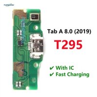 Dành Cho Samsung Galaxy Tab A 8.0 2019 T295 LTE Phiên Bản USB Bảng Sạc Dock Cổng Kết Nối Sạc Cắm Mic Flex Cáp SM-T295