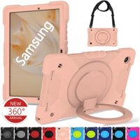 Dành Cho Samsung Galaxy Tab A8 10.5 "A7 Lite 8.7" 10.4 "A 10.1" 8.0 "SM-X200 T220 T500 T510 T290 Vỏ Xoay 360 Chống Sốc Dây Đeo Tay Cầm Hạng Nặng