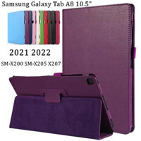 Dành Cho Samsung Galaxy Tab A8 10.5 Inch Từ Flip Bảo Vệ TabA8 SM-X200 SM-X205 X200 X205 X207 Da PU Đứng Bao Da