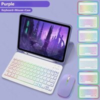 Dành Cho Samsung Galaxy Tab A9 Plus Bàn Phím Bluetooth Có Thể Tháo Rời 11 Inch Có Ốp Lưng Đèn Nền Cho Samsung Tab A9 + SM-X210N / X216B A8 A7 S9 S9FE S8 S7 S6lite 10.4