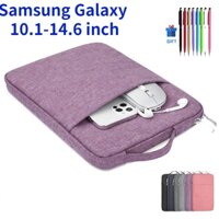 Dành Cho Samsung Galaxy Tab S8 / S9 / S10 Ultra 14.6 S10 + S10 Plus 2024 SM-X820 X920 S8 S7 S9 PE Plus 12.4 Tab A9 + A8 10.5 S6 Lite 10.4 S5e A7 T500 Túi Xách Máy Tính Bảng Dây Kéo Túi Tay