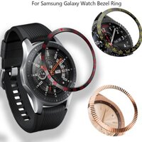 Dành Cho Samsung Galaxy Watch 46MM / Gear S3 Frontier Viền Vòng Dính Phụ Kiện Đồng Hồ Thông Minh Chống Trầy Xước Kim Loại