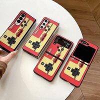 Dành Cho Samsung Galaxy Z Flip3 Flip5 Flip4 Ốp Lưng 3D Tay Cầm Chơi Game Hình Có Dây Buộc Fold3 Fold5 Fold4 Ốp Lưng Gấp Chống Sốc