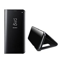 Dành cho Samsung Galaxy Samsung Galaxy S8 Plus Tráng Gương slim Mỏng Mạ Điện Mạ PC Smart Clear View Cửa Sổ Dọc Lật Đứng Bao Da Bảo Vệ Toàn Thân Ốp Lưng dùng cho Samsung galaxy S8 Plus-Xanh Dương