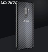 Dành cho SAMSUNG Galaxy SAMSUNG Galaxy S6 7 Edge S8 S9 Plus Note4 5 7 8 9 Phía Sau Tấm Bảo Vệ Màn Hình 3D Sợi Carbon ốp Lưng Bảo Vệ Bộ Phim Miếng Dán