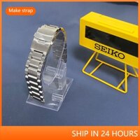 Dành Cho Seiko SKX SRPD SNK18 20 22mm Full Thép Không Gỉ Dây Đeo Đồng Hồ Dây Đeo Bạc Nam Sang Trọng Thay Thế Kim Loại Đồng Hồ Vòng Tay
