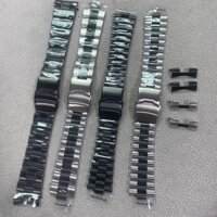 Dành Cho Seiko SKX007 SKX009 Vòng Tay Chắc Chắn SRPD53 Dây Đeo Scuba Đầu Cong Dây Đeo Đồng Hồ Bằng Thép Không Gỉ Kim Loại Có Logo Dây Đồng Hồ Hàu 22mm