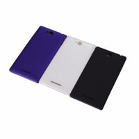 Dành Cho Sony Xperia C C2304 s39 C2305 S39h Vỏ Pin Cửa Sau Ốp điện thoại Có Nút Bên